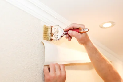 Pose de papier peint à Kemplich — revêtements muraux et toiles de verre